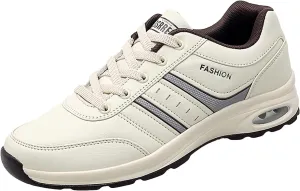 Arch Support Non Slip Minimalist Shoes for Men Supportive Running Athletic Sneaker Casual Elderly Lace Up Shoes
