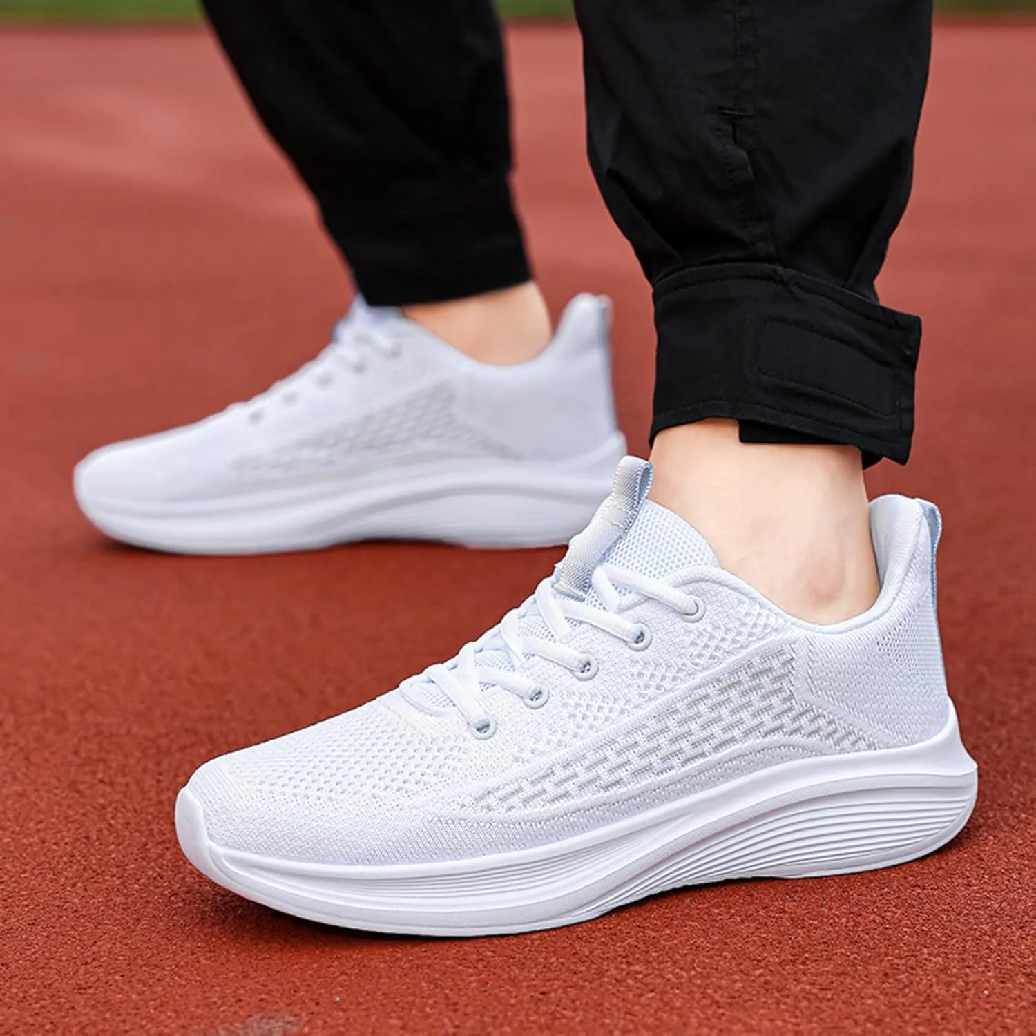 Arch Support Walking Shoes for Men Breathable and Light Outdoor Comfy Walking Shoe Lightweight Minimalist Shoes