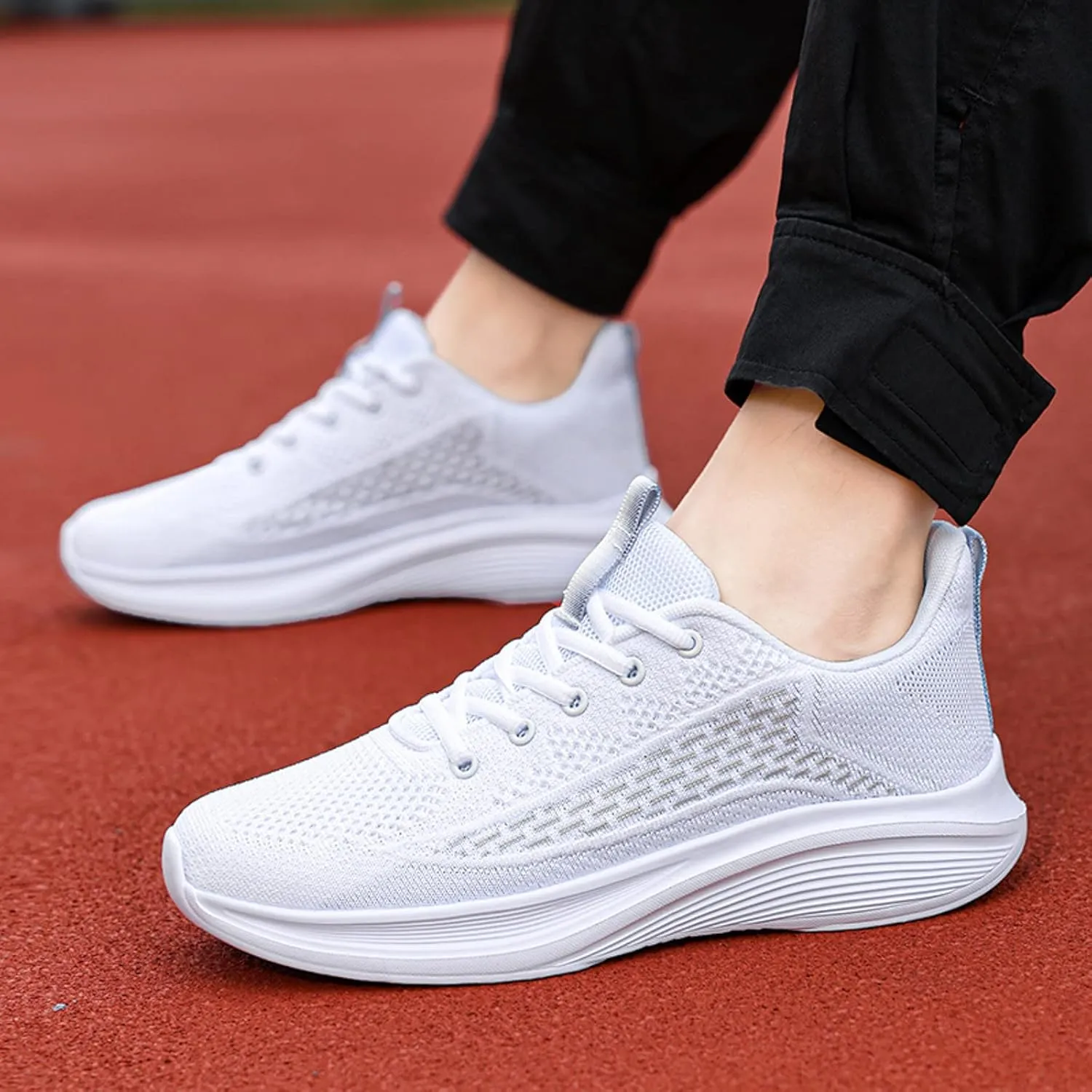 Arch Support Walking Shoes for Men Breathable and Light Outdoor Comfy Walking Shoe Lightweight Minimalist Shoes