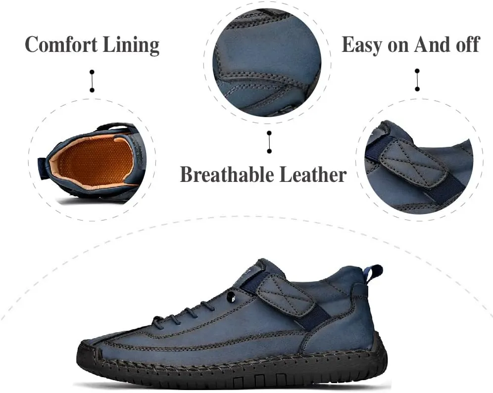 Asifn Mens Business Casual Shoes Comfortable Fashion Sneakers Lightweight Hiking Shoes Breathable Outdoor Shoes