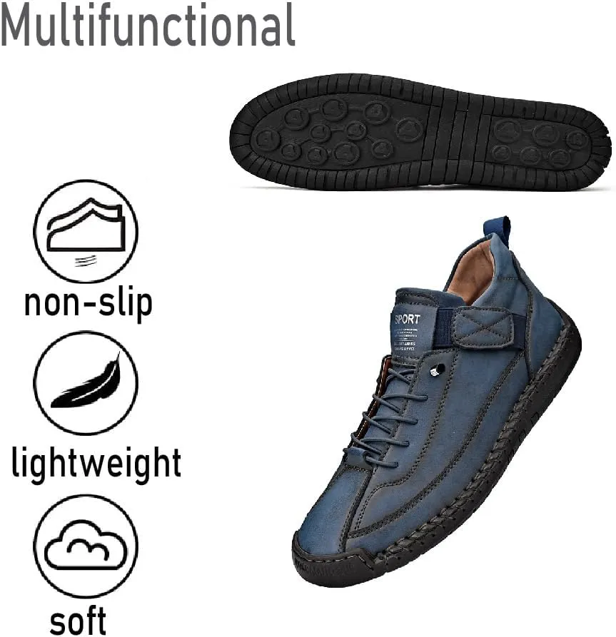Asifn Mens Business Casual Shoes Comfortable Fashion Sneakers Lightweight Hiking Shoes Breathable Outdoor Shoes
