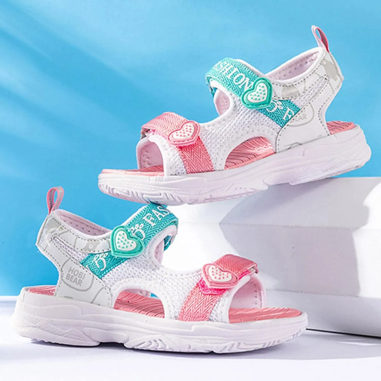 Athletic Sandals for Girls Outdoor Hiking Sandals Summer Beach Adjustable Strap Sport Sandal Little Boy Sandals