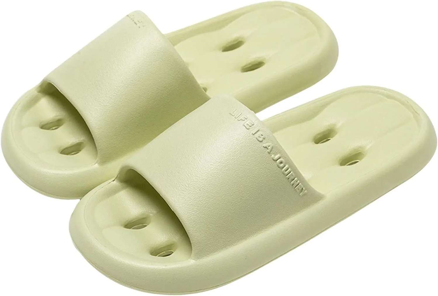 Bath Slippers Lightweight Beach Sandals Soft Sole Open Toe Ultra Comfort Recovery Pillow Slippers Slides