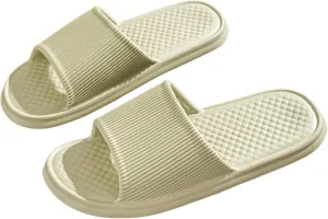 Bath Slippers Shower Shoes for Living Room Pool Beach Spa Public Showers Pillow Slippers for Women and Men
