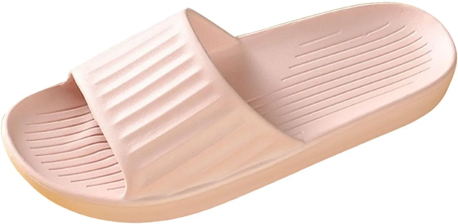 Bathroom Slippers Men's Athletic Outdoor Sandals Slides Shower Shoes Quick Drying Sandals Indoor and Outdoor