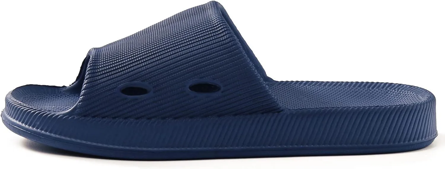 Bathroom Slippers Women and Men Non Slip Slides Shower Shoes for Living Room Pool Beach Spa Public Showers