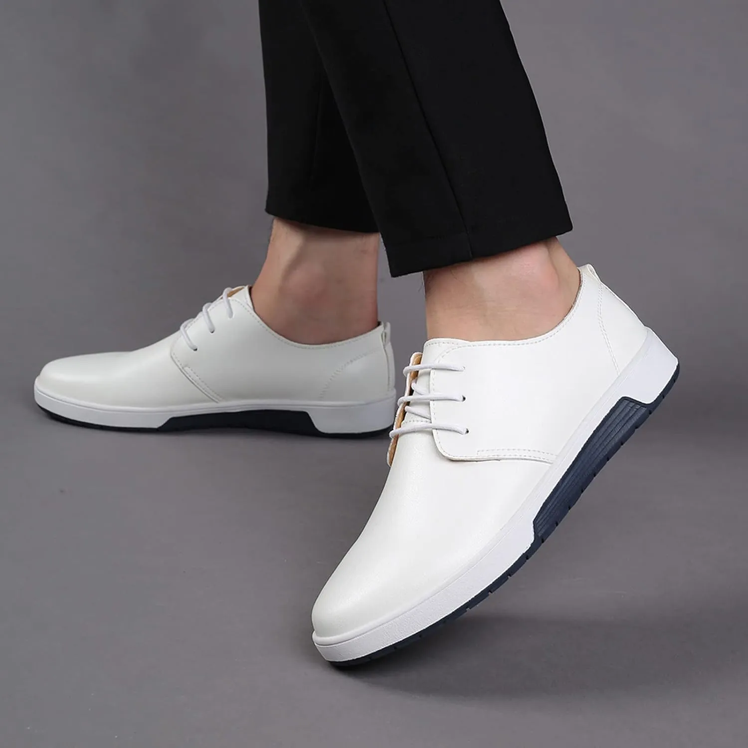 Black Formal Dress Shoes for Men Summer Style Men's Breathable Comfortable Business Lace Up Men's Casual Oxford Shoes