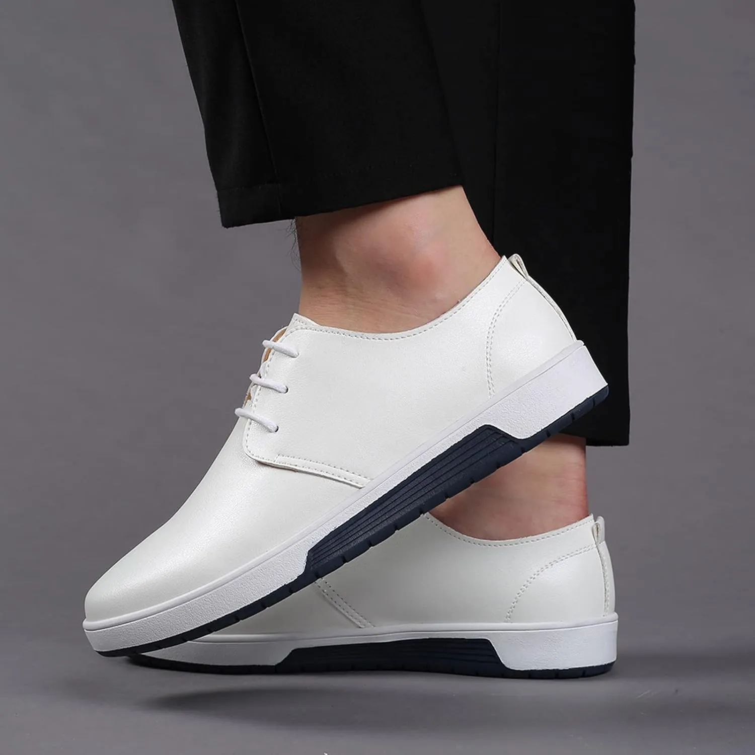 Black Formal Dress Shoes for Men Summer Style Men's Breathable Comfortable Business Lace Up Men's Casual Oxford Shoes