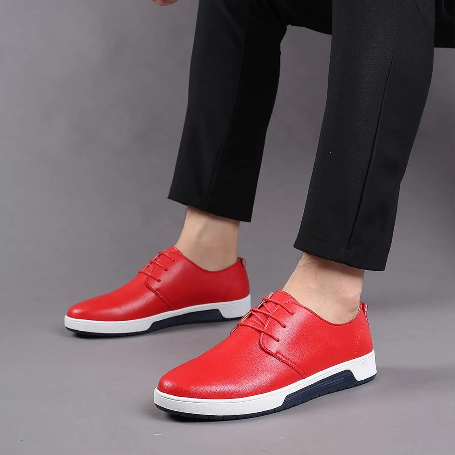 Black Formal Dress Shoes for Men Summer Style Men's Breathable Comfortable Business Lace Up Men's Casual Oxford Shoes
