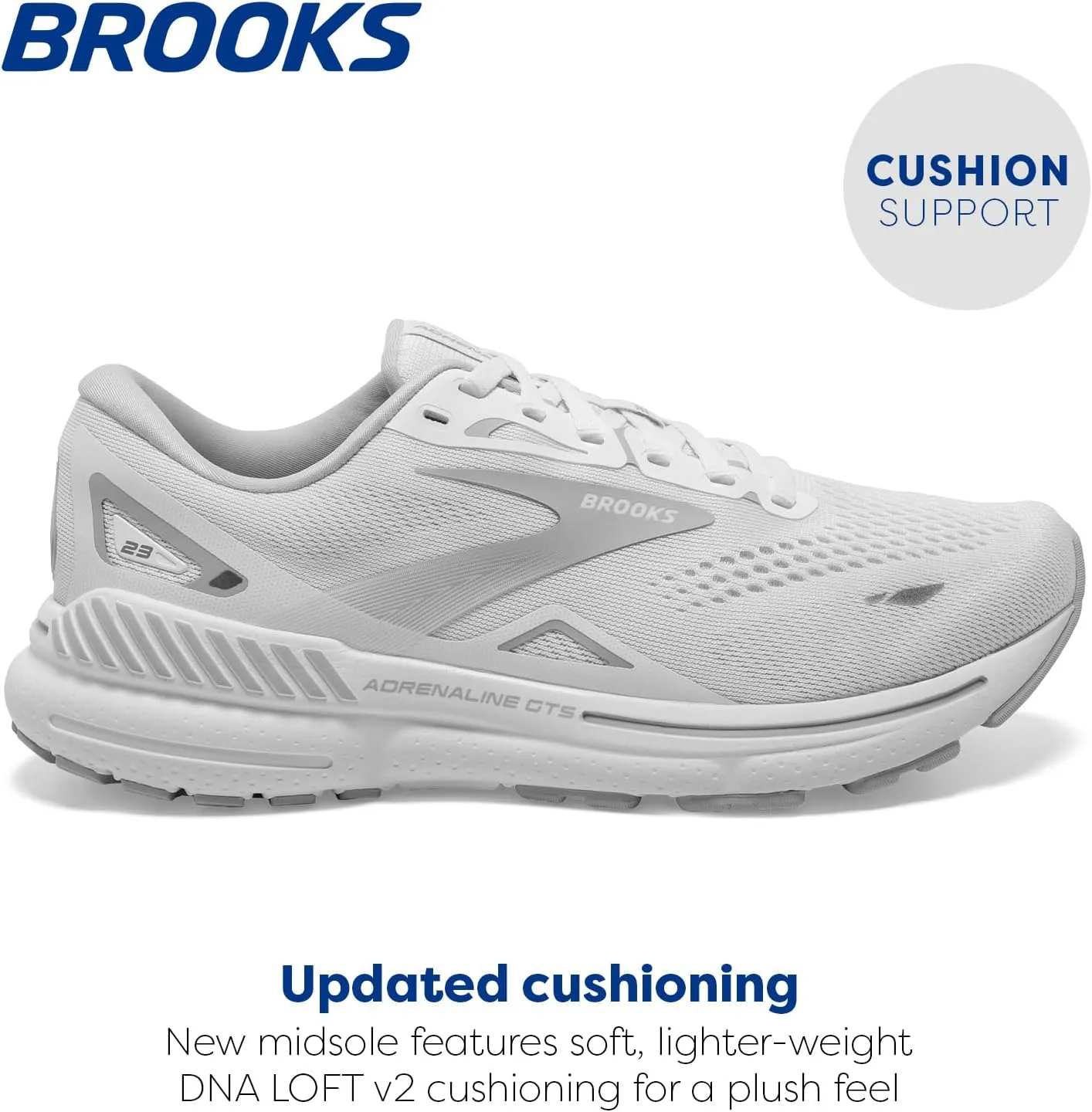 Brooks Womens Adrenaline GTS 23 Supportive Running Shoe