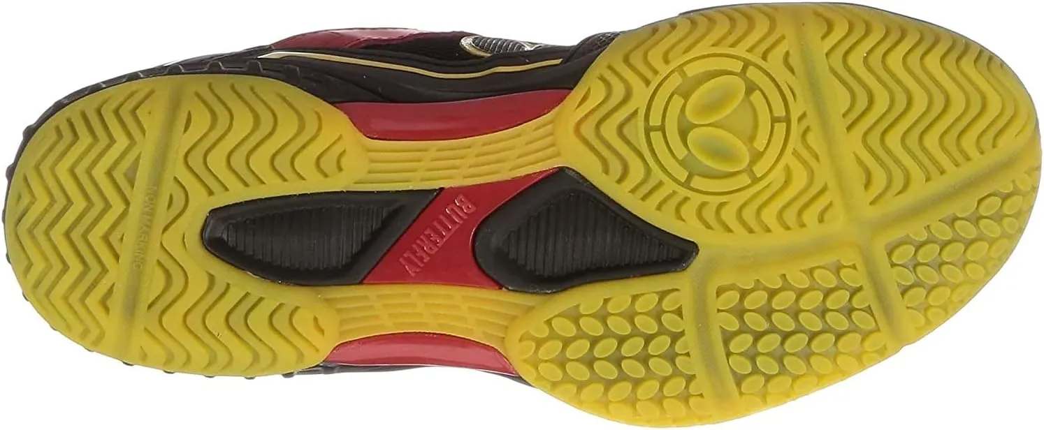 Butterfly Lezoline Rifones Shoes - Table Tennis Shoes for Men or Women - Athletic Support, Flexibility, Shock Absorbing Cushion, Gripping Ping Pong Shoe