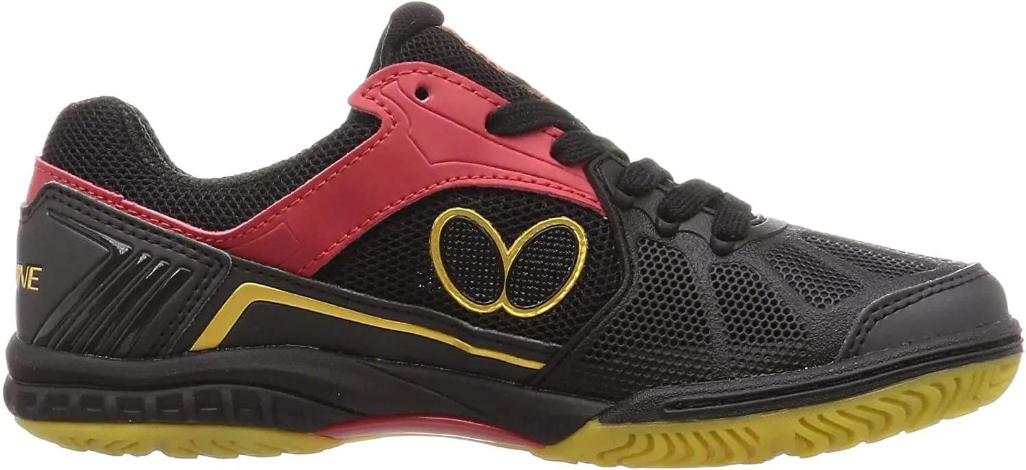 Butterfly Lezoline Rifones Shoes - Table Tennis Shoes for Men or Women - Athletic Support, Flexibility, Shock Absorbing Cushion, Gripping Ping Pong Shoe