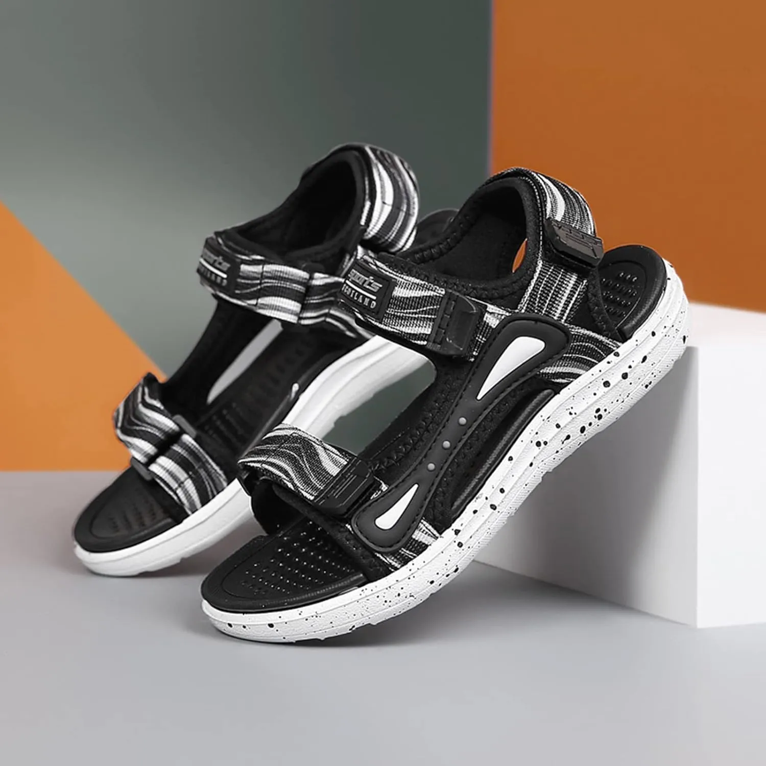 CERYTHRINA Kids Water Sandal Adjustable Strap Open Toe Sport Sandals for Boys Youth