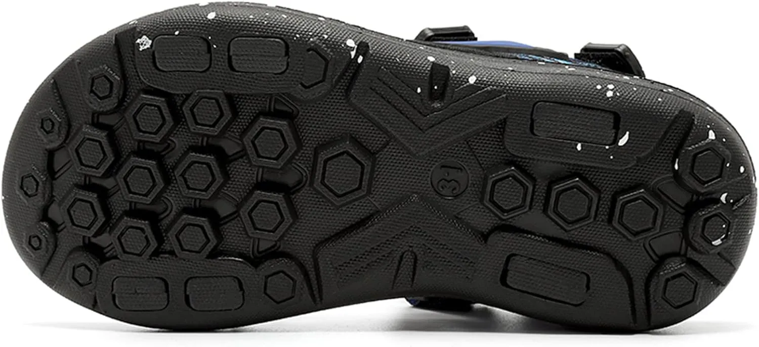 CERYTHRINA Kids Water Sandal Adjustable Strap Open Toe Sport Sandals for Boys Youth
