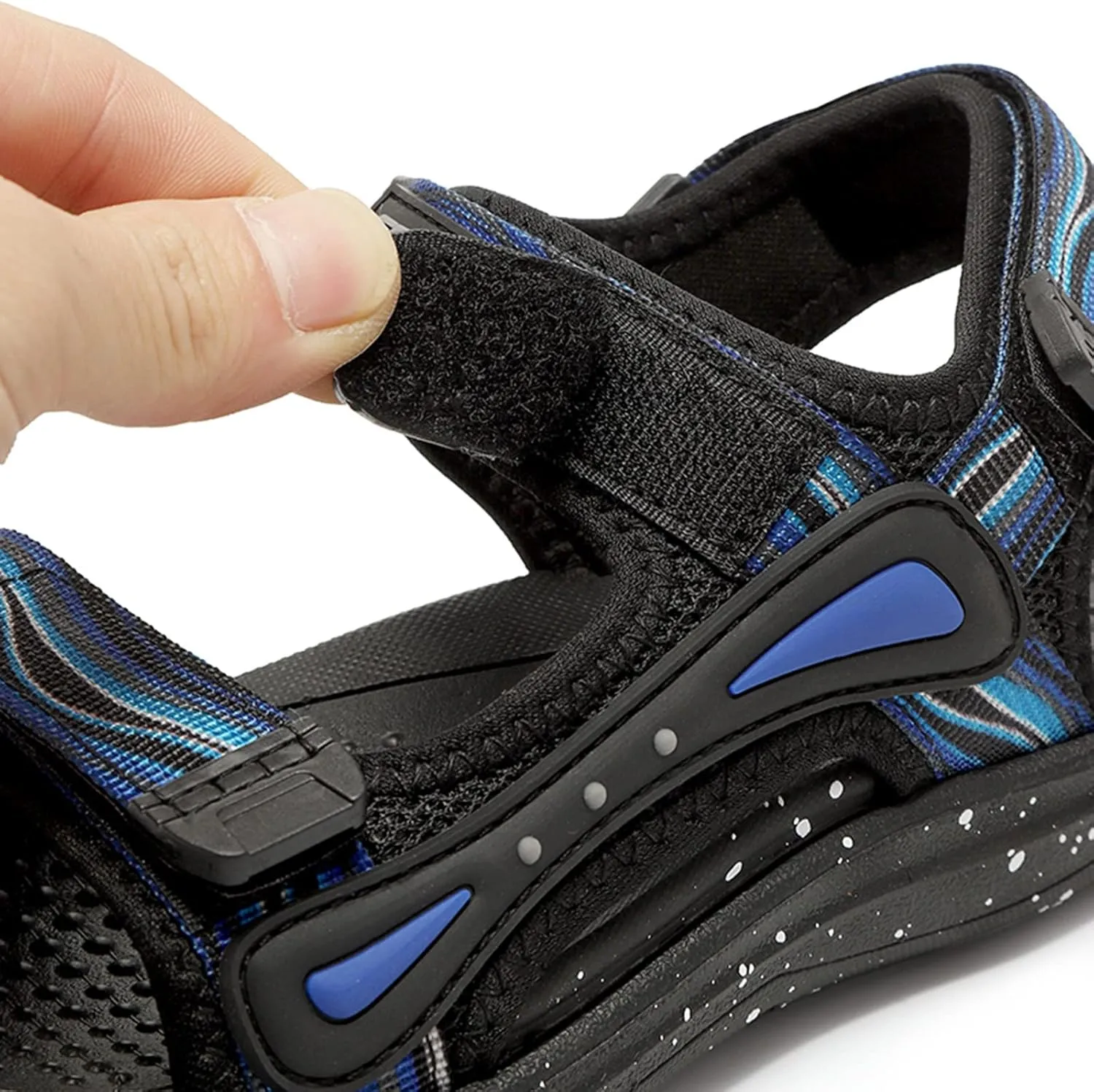 CERYTHRINA Kids Water Sandal Adjustable Strap Open Toe Sport Sandals for Boys Youth