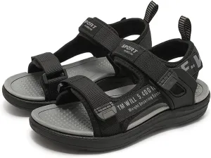 CERYTHRINA Kids Water Sandal Adjustable Strap Open Toe Sport Sandals for Boys Youth