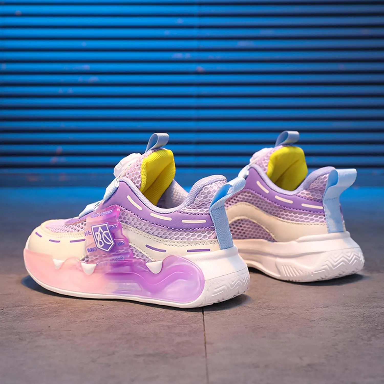 Children's Sports Shoes Boys Girls Running Tennis Shoes Sports Casual Shoes Indoor Outdoor Training Basketball Sneakers Outdoor Casual Walking Shoes