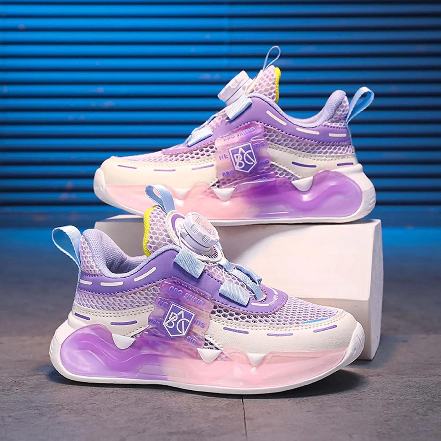 Children's Sports Shoes Boys Girls Running Tennis Shoes Sports Casual Shoes Indoor Outdoor Training Basketball Sneakers Outdoor Casual Walking Shoes