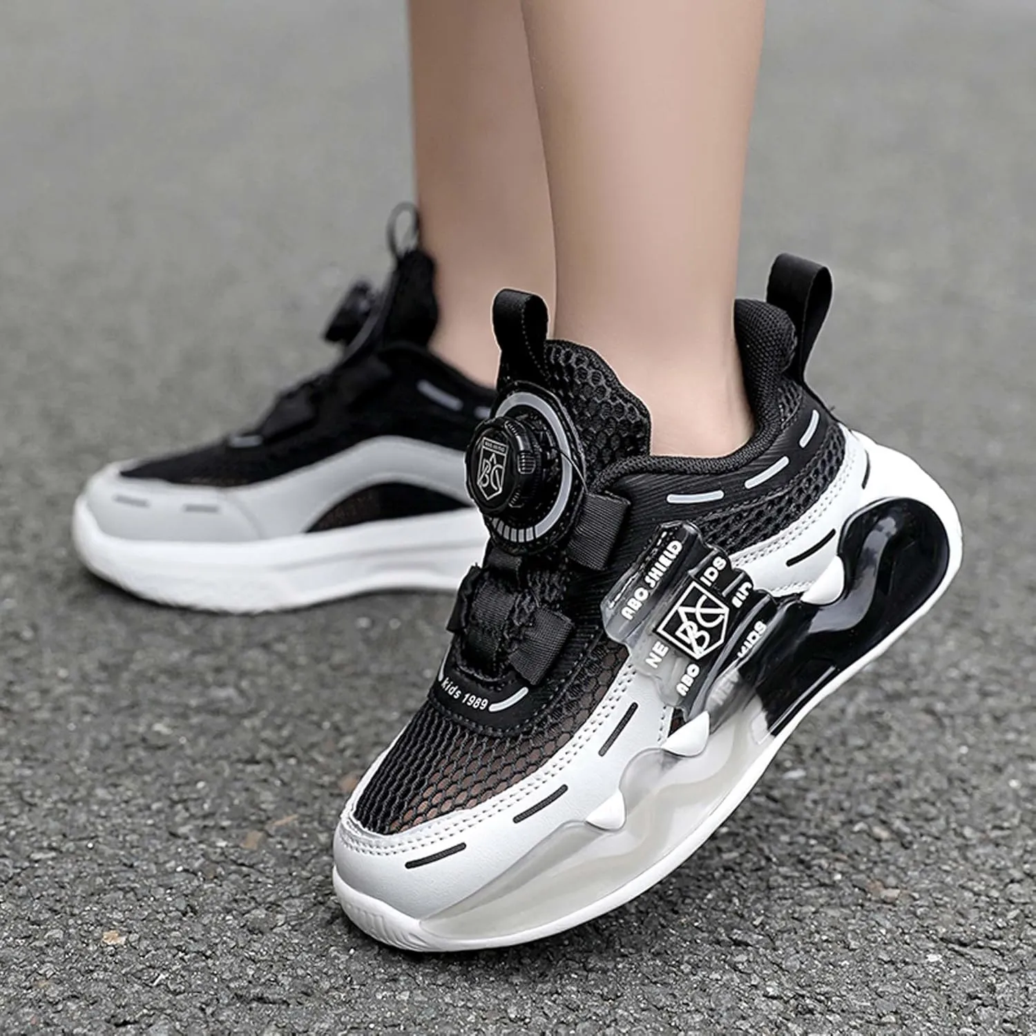 Children's Sports Shoes Boys Girls Running Tennis Shoes Sports Casual Shoes Indoor Outdoor Training Basketball Sneakers Outdoor Casual Walking Shoes