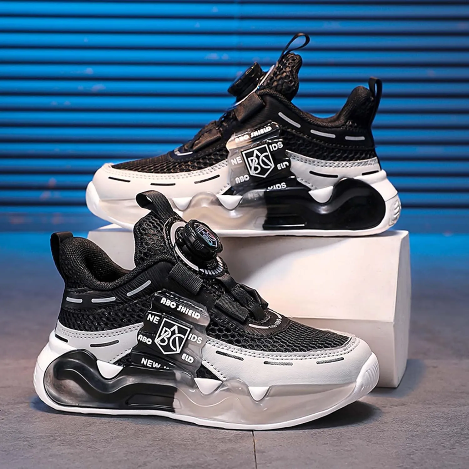 Children's Sports Shoes Boys Girls Running Tennis Shoes Sports Casual Shoes Indoor Outdoor Training Basketball Sneakers Outdoor Casual Walking Shoes