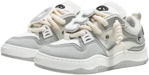 Comfy Trendy Platform Shoes for Outdoor Walking Jogging, All Seasons Men's Lace Up Sneakers