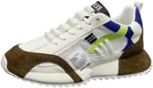 Comfy Trendy Platform Shoes for Outdoor Walking Jogging Camping, All Seasons Men's Lace Up Sneakers