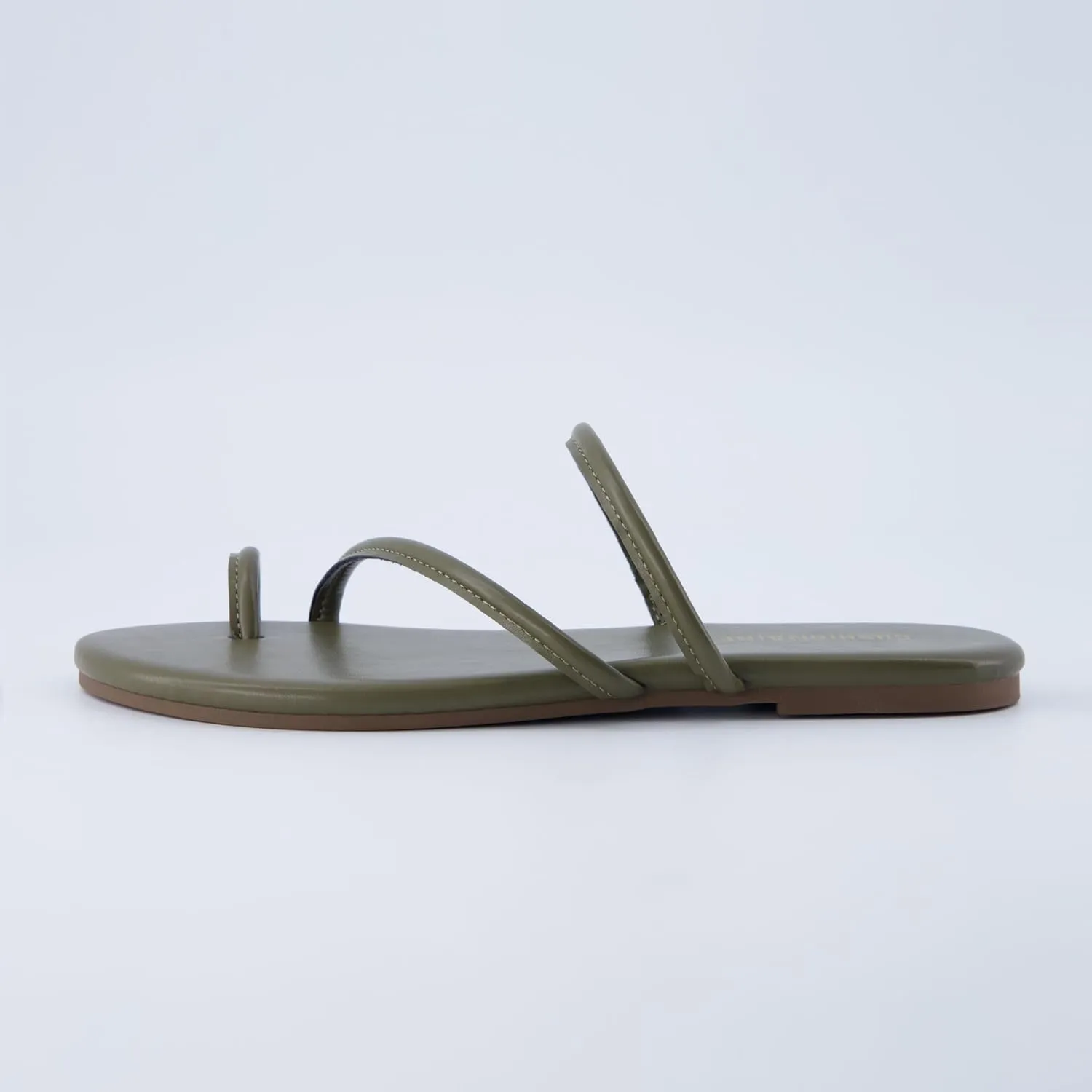 CUSHIONAIRE Resort Womens Minimalist Strappy Sandals  Lightweight Summer Flat Sandals with Cushioned Footbed