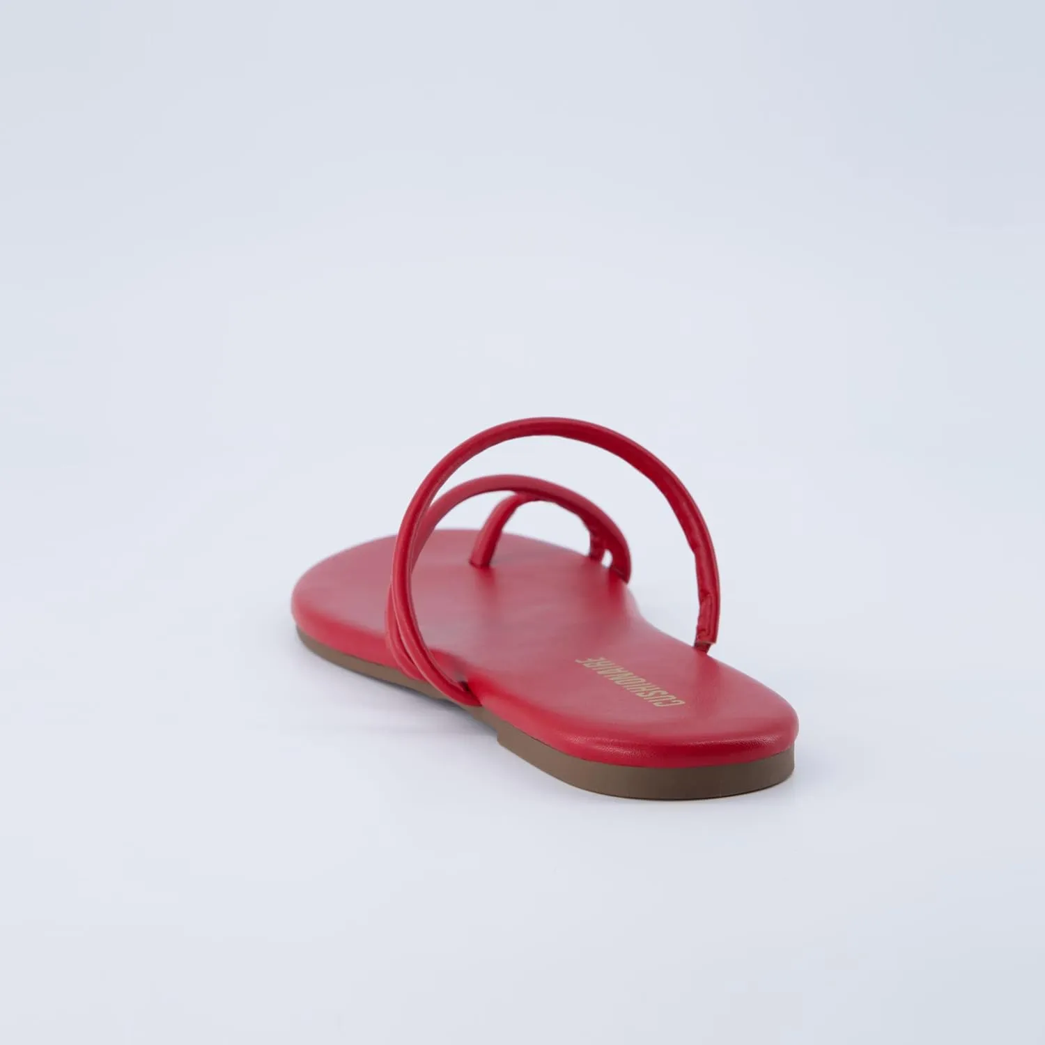 CUSHIONAIRE Resort Womens Minimalist Strappy Sandals  Lightweight Summer Flat Sandals with Cushioned Footbed