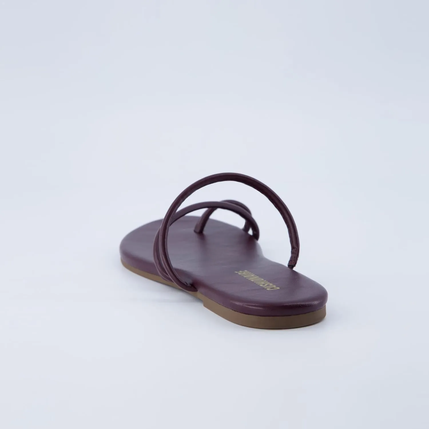 CUSHIONAIRE Resort Womens Minimalist Strappy Sandals  Lightweight Summer Flat Sandals with Cushioned Footbed