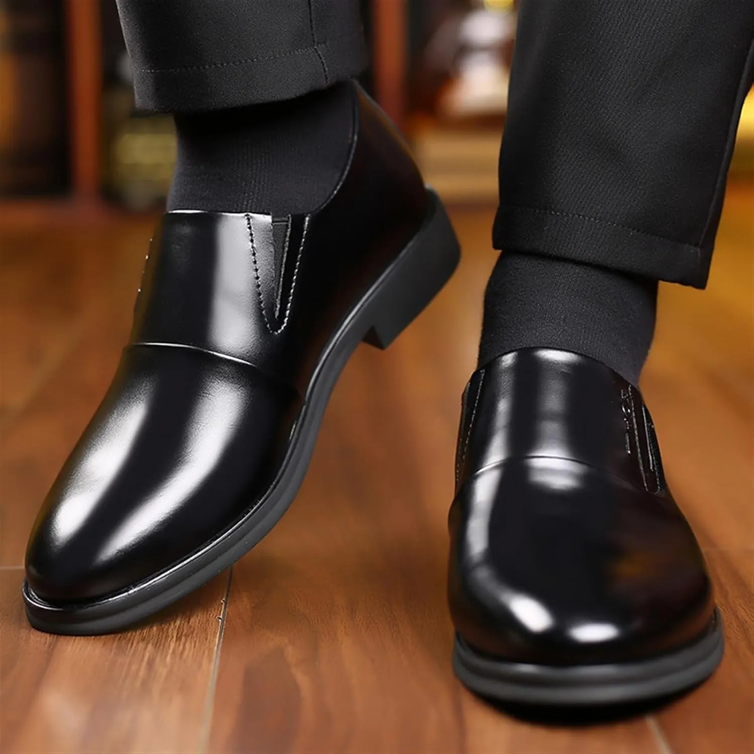 Dress Shoes for Men Men's Italian Luxury Breathable Oxford Dress Shoes Formal Footwear for Men