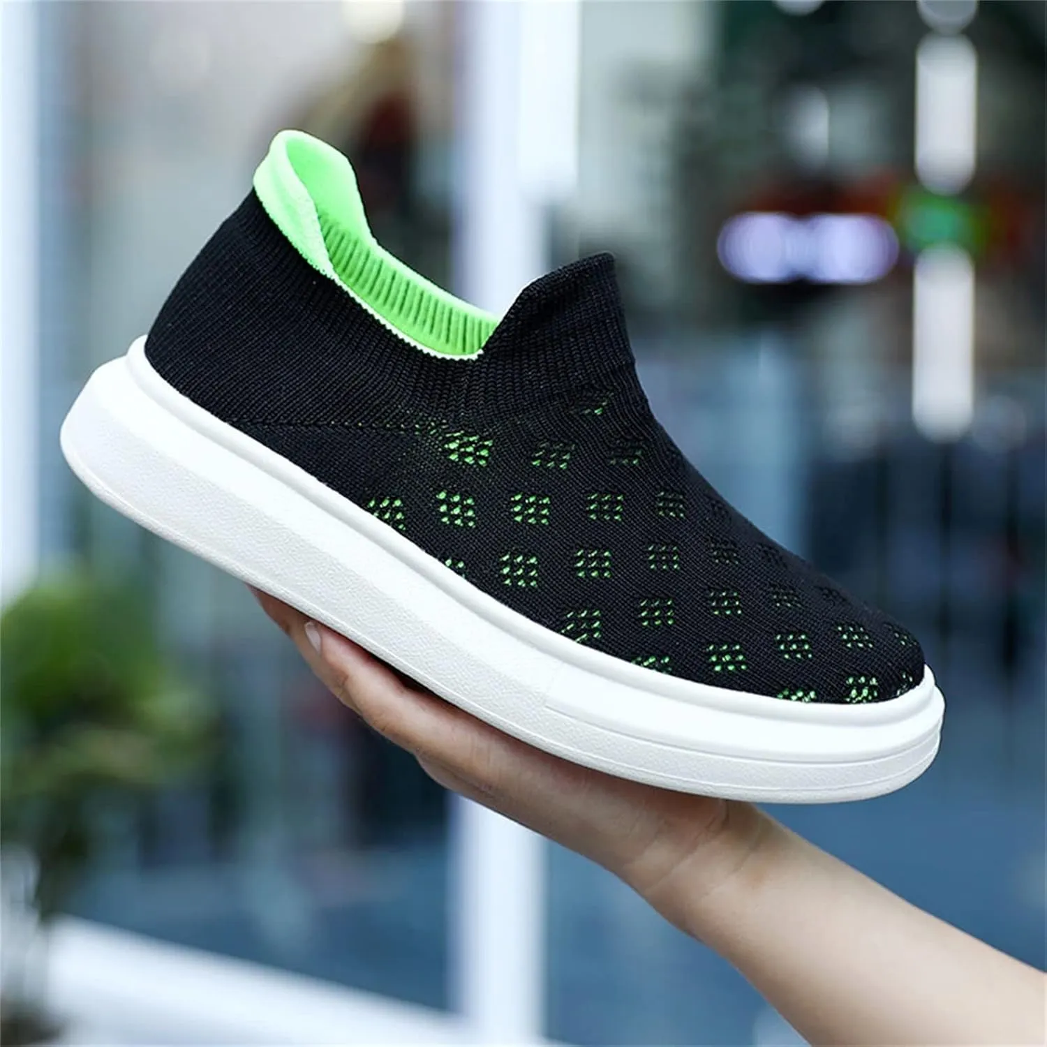 EnJoCho Boys Casual Shoes Boys Mesh Lightweight Breathable Fashion Casual Shoes Sneakers Slip On Outdoor Sports Shoes