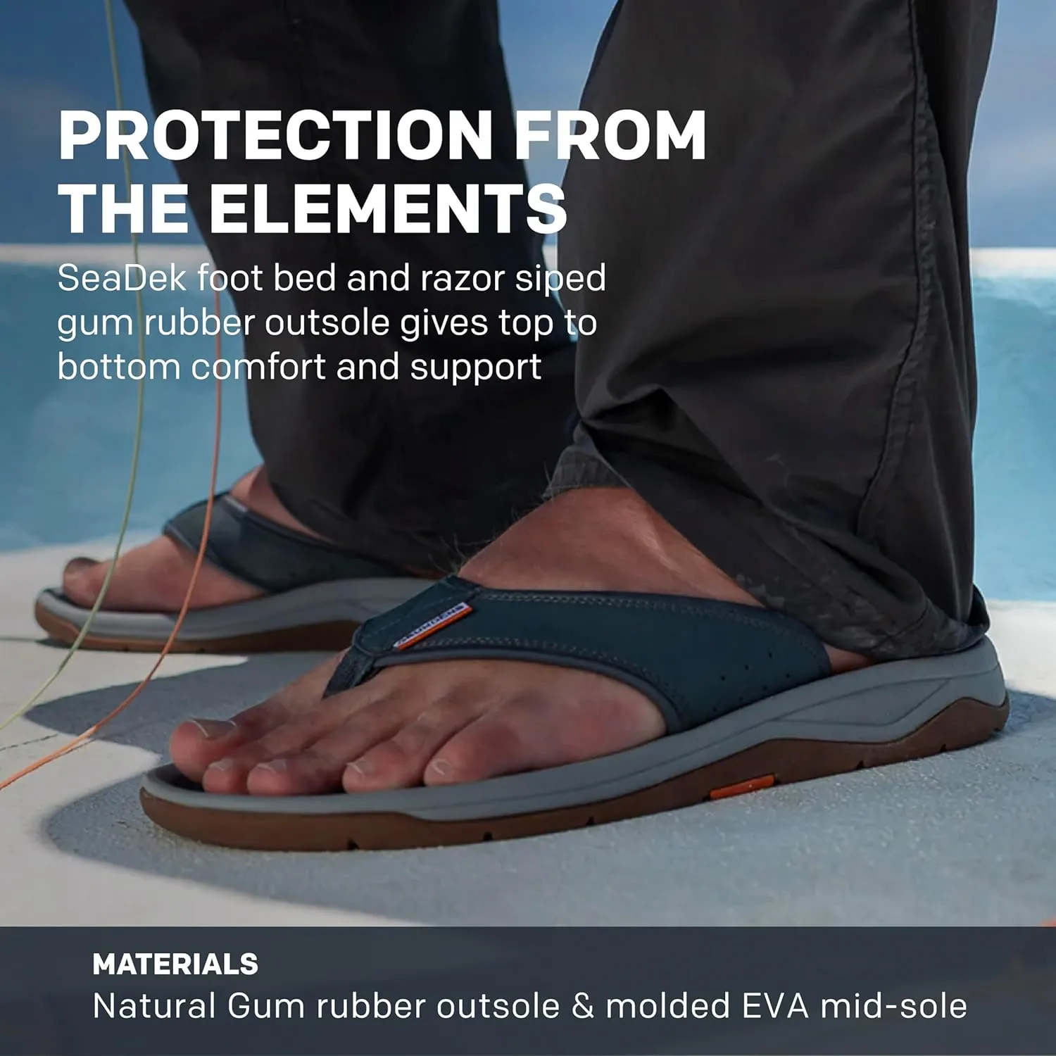Grundns Mens DECK-BOSS Sandal | Durable, Supportive
