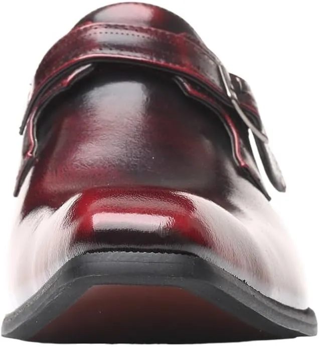 Handcrafted Men's Patent Leather Cap-Toe Business Shoes with Breathable Lining, Shock-Absorbing Heel for Office Work and Daily Commute