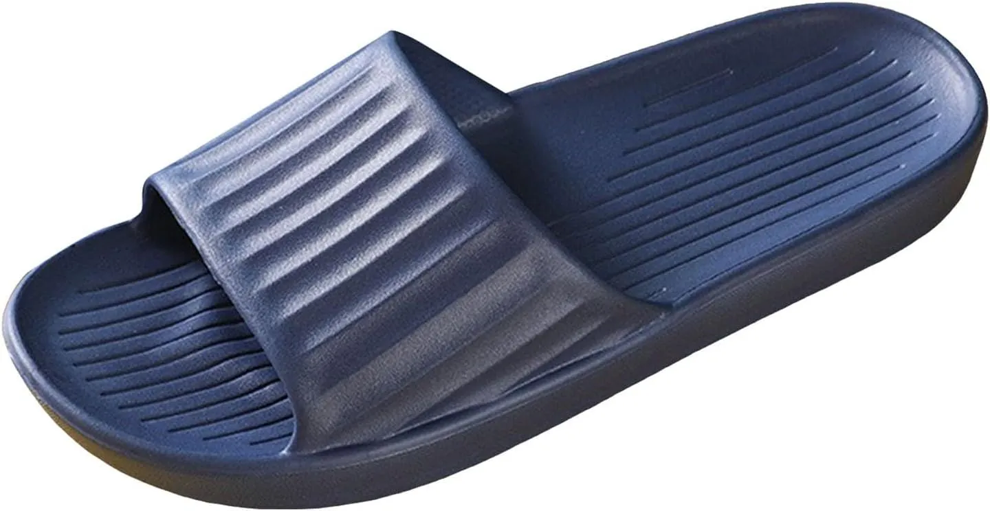 Indoor Slippers Non Slip Quick Drying Bathroom Slippers for Women Men Bathroom for Men Women Home Slides