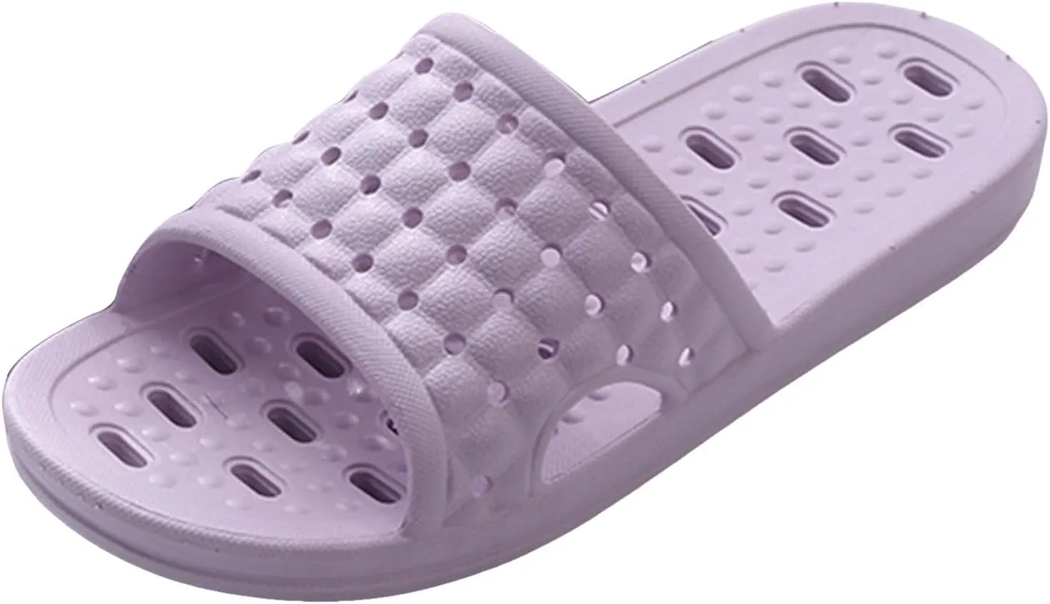 Indoor Slippers Shower Shoes with Drainage Holes House Slippers Cushioned Thick Sole Sandals for Indoor and Outdoor
