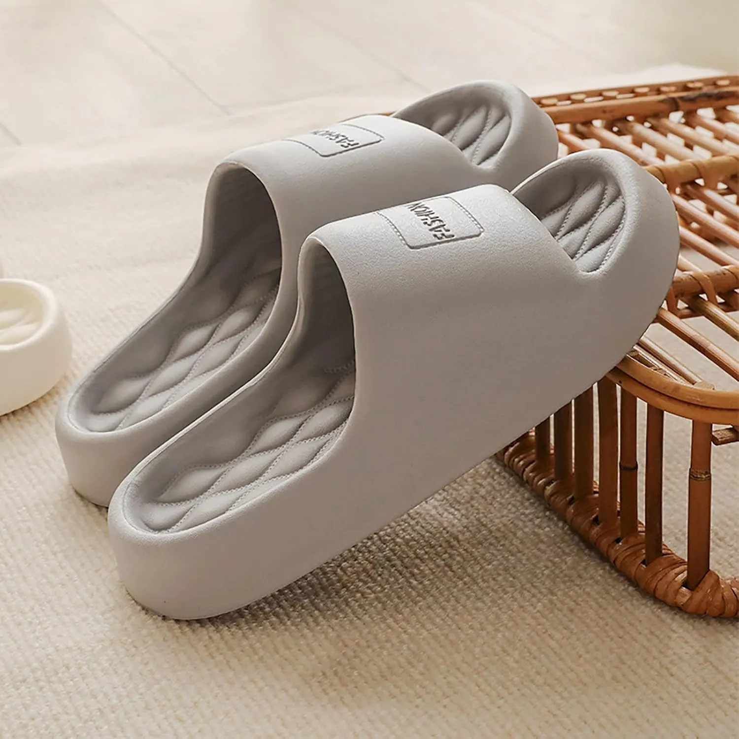 Indoor Slippers Waterproof Slippers for Women Shower Shoes for Living Room Pool Beach Spa Public Showers