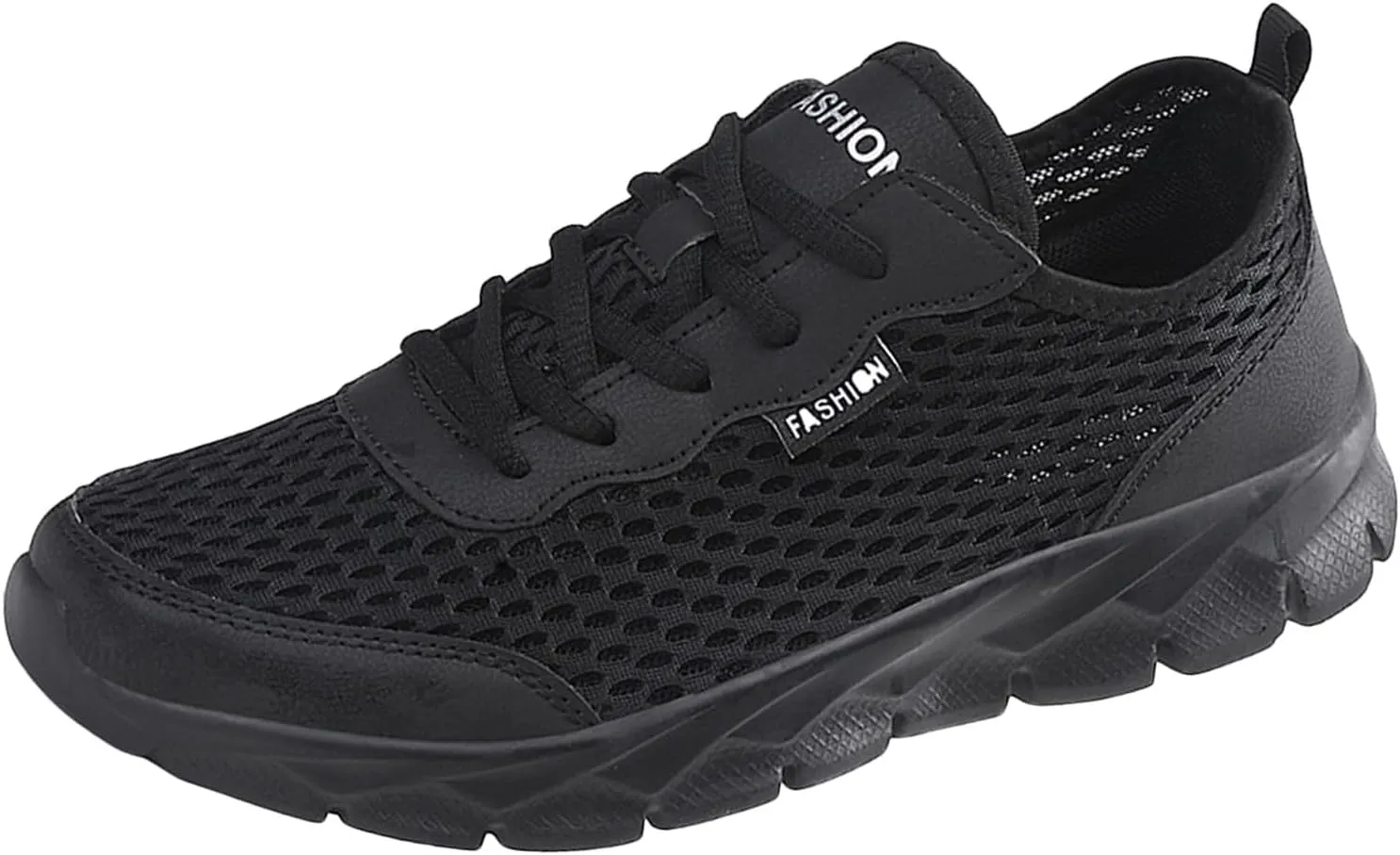 Lightweight Diabetic Shoes for Men Breathable and Light Outdoor Comfy Walking Shoe Casual Elderly Lace Up Shoes
