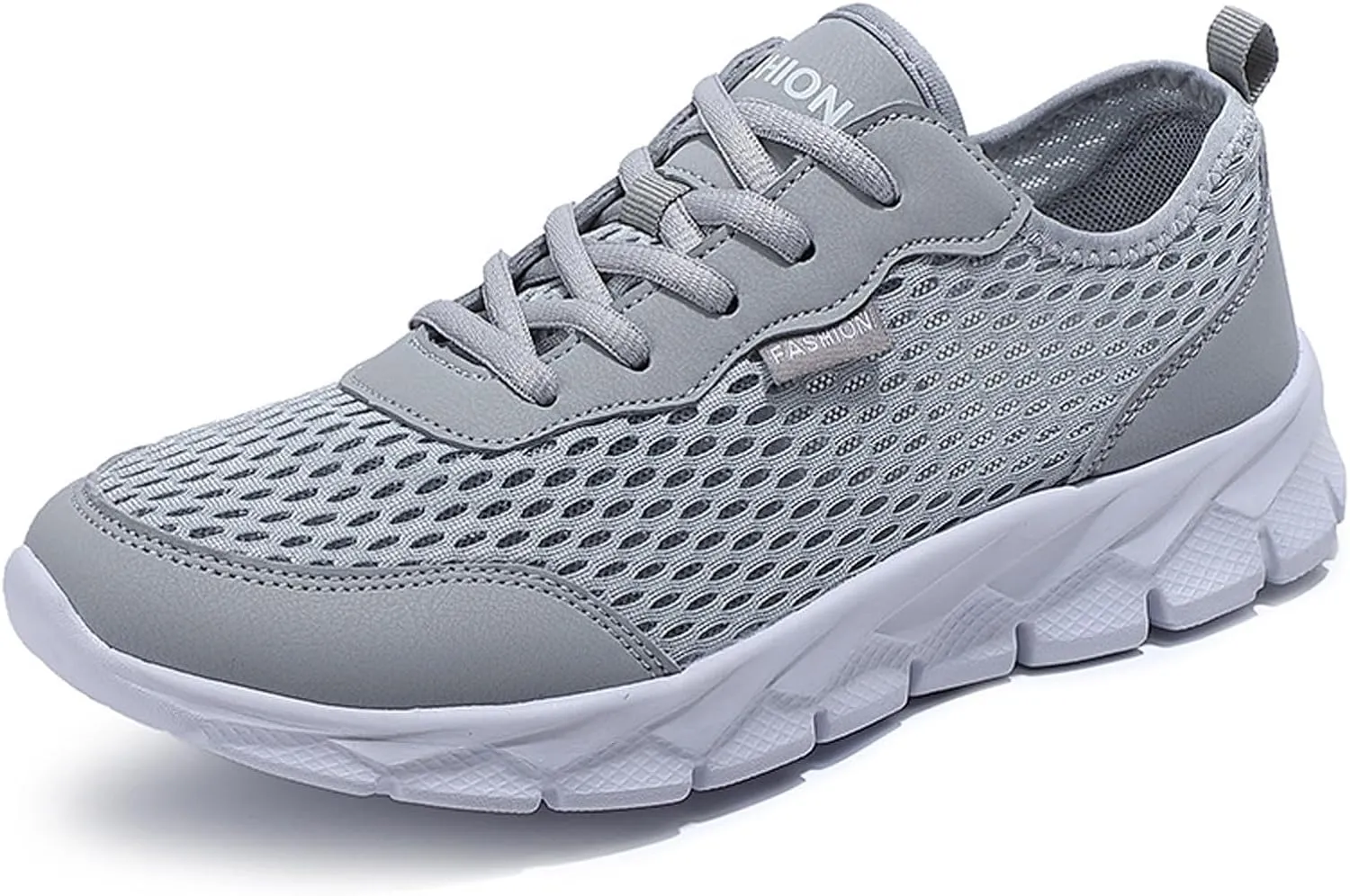 Lightweight Diabetic Shoes for Men Breathable and Light Outdoor Comfy Walking Shoe Casual Elderly Lace Up Shoes