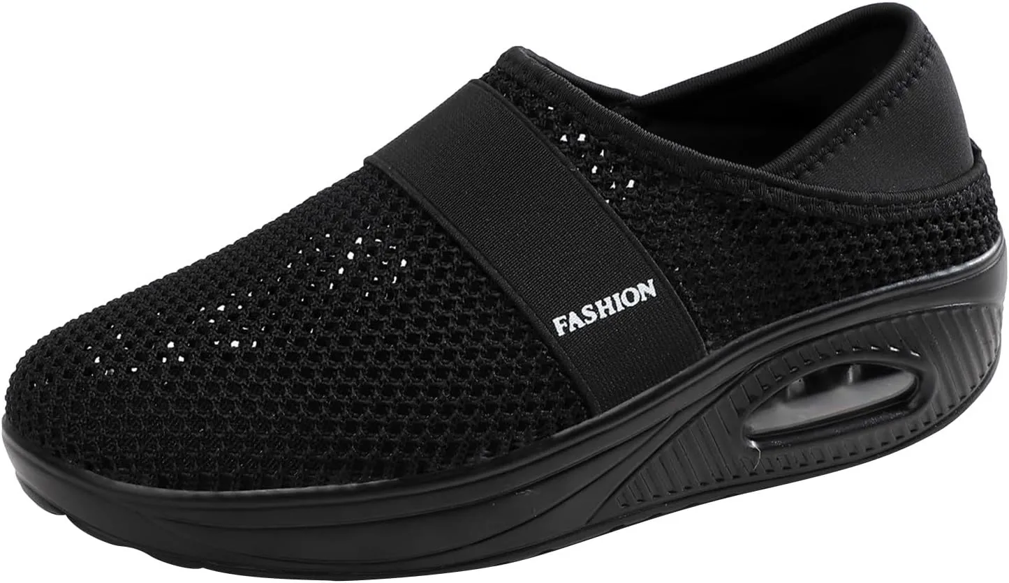 Lightweight Non Slip Sneakers for Men Breathable and Light Outdoor Comfy Walking Shoe Comfortable Stretch Shoes