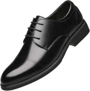 Luxury Banquet Dress Shoes Classic Office Business Leather Shoes Men's Casual Lace Up Brogue Oxfords