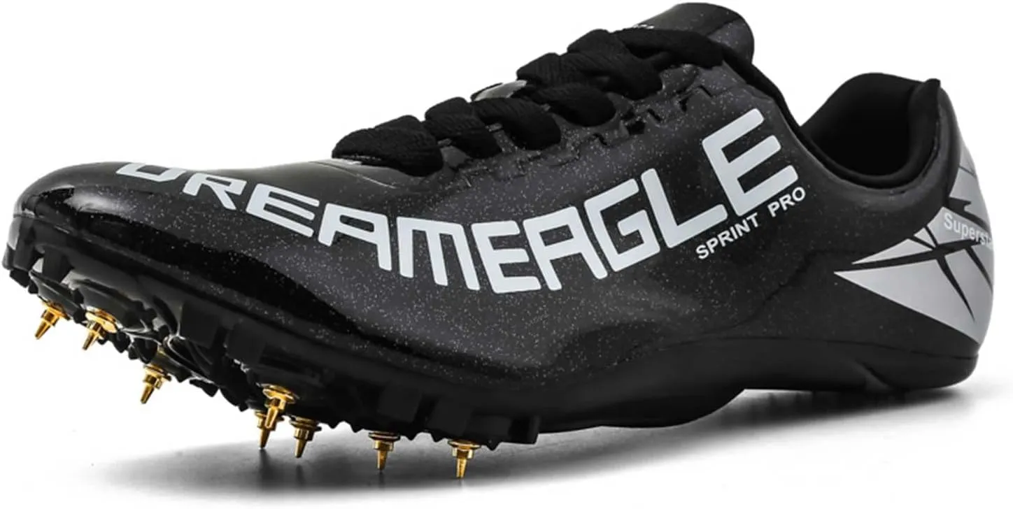 Maylrvjv Men's Women's Track and Field Shoes Racing Jumping Sprint Sneakers Professional Running Spikes Athletic Shoes