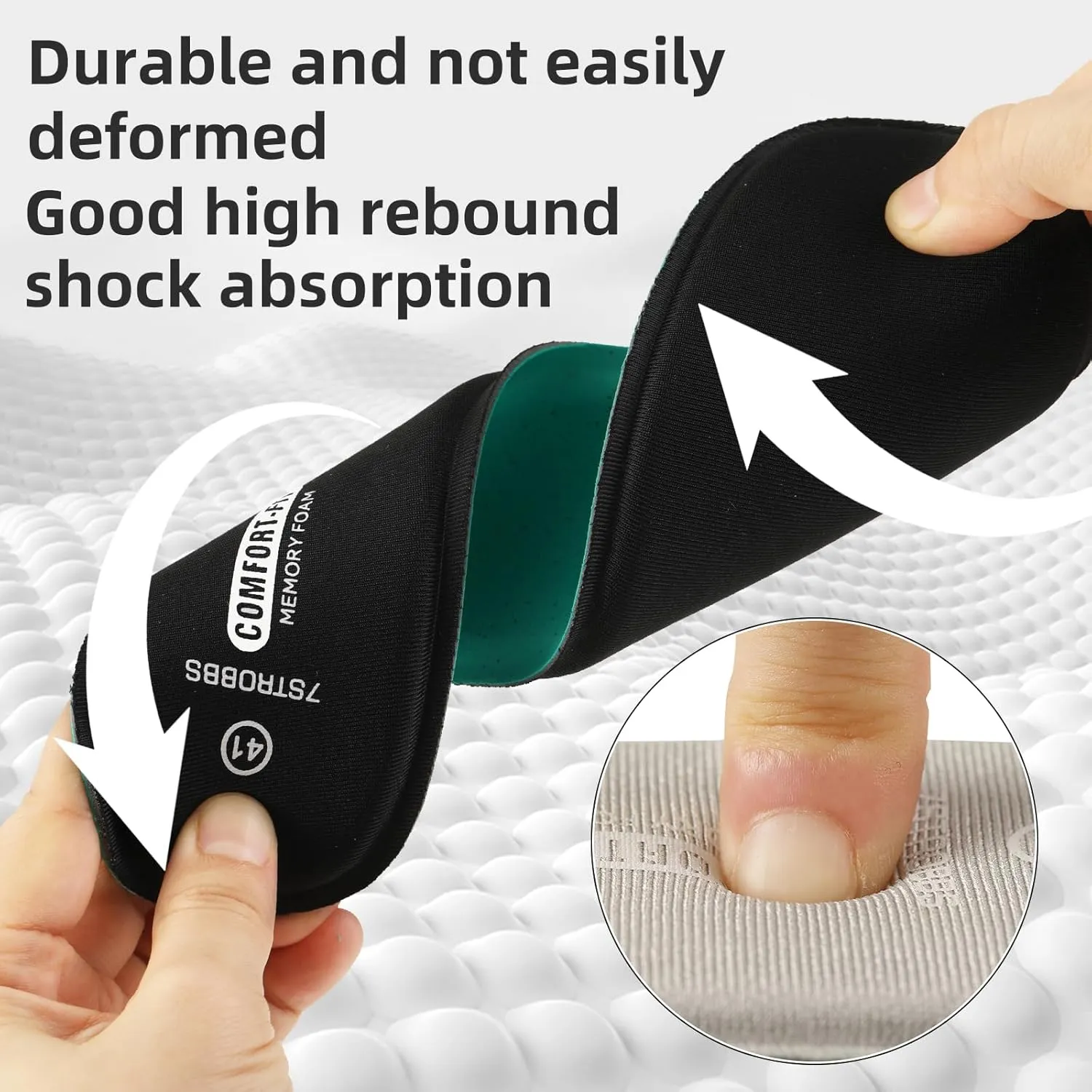 Memory Foam Insoles for Men Comfort Replacement Shoe Inserts for Work Boot,Running Shoes,Hiking Shoes,Sneaker,Cushions Shock Absorbing Inner Soles for Foot Pain Relief,Black US11