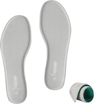 Memory Foam Insoles for Women Men Comfort Replacement Shoe Inserts for Sneaker,Work Boot,Running Hiking Shoes,Cushions Shock Absorbing Inner Soles for Foot Pain Relief,Gray US10/US8