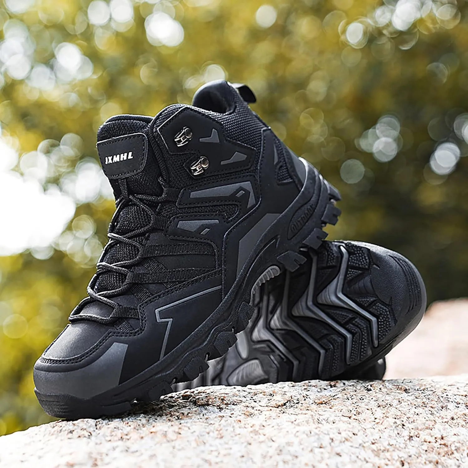 Men and Winter Hiking Shoes High Top Climbing Hiking Outdoor Casual Sports Shoes Outdoor Casual for Men