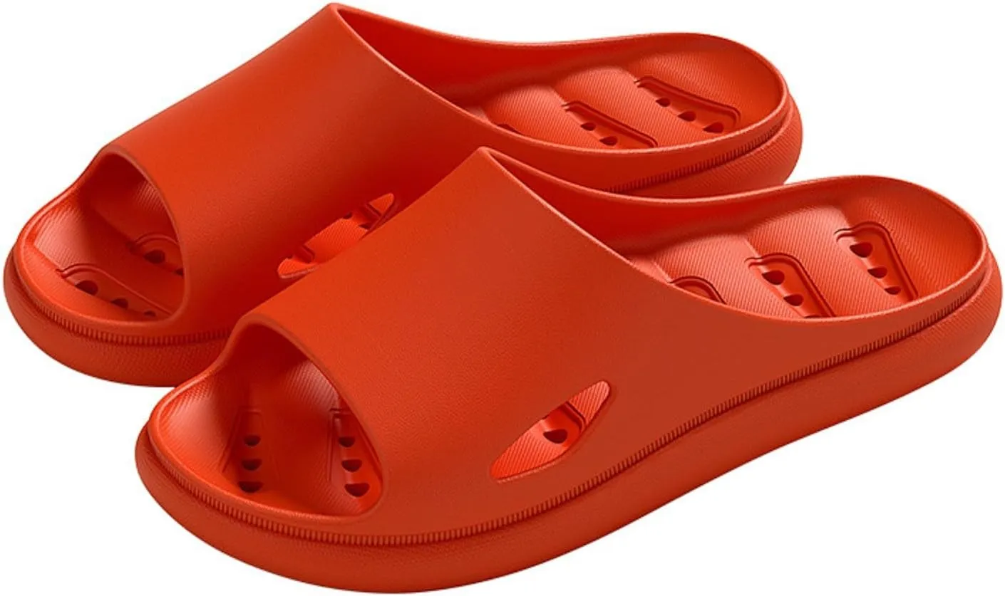 Men and Women Same Couples Quick Drying Slip Leakage Thick Soled Soft Soled Solid Color Home S for Women Slippers Size 9