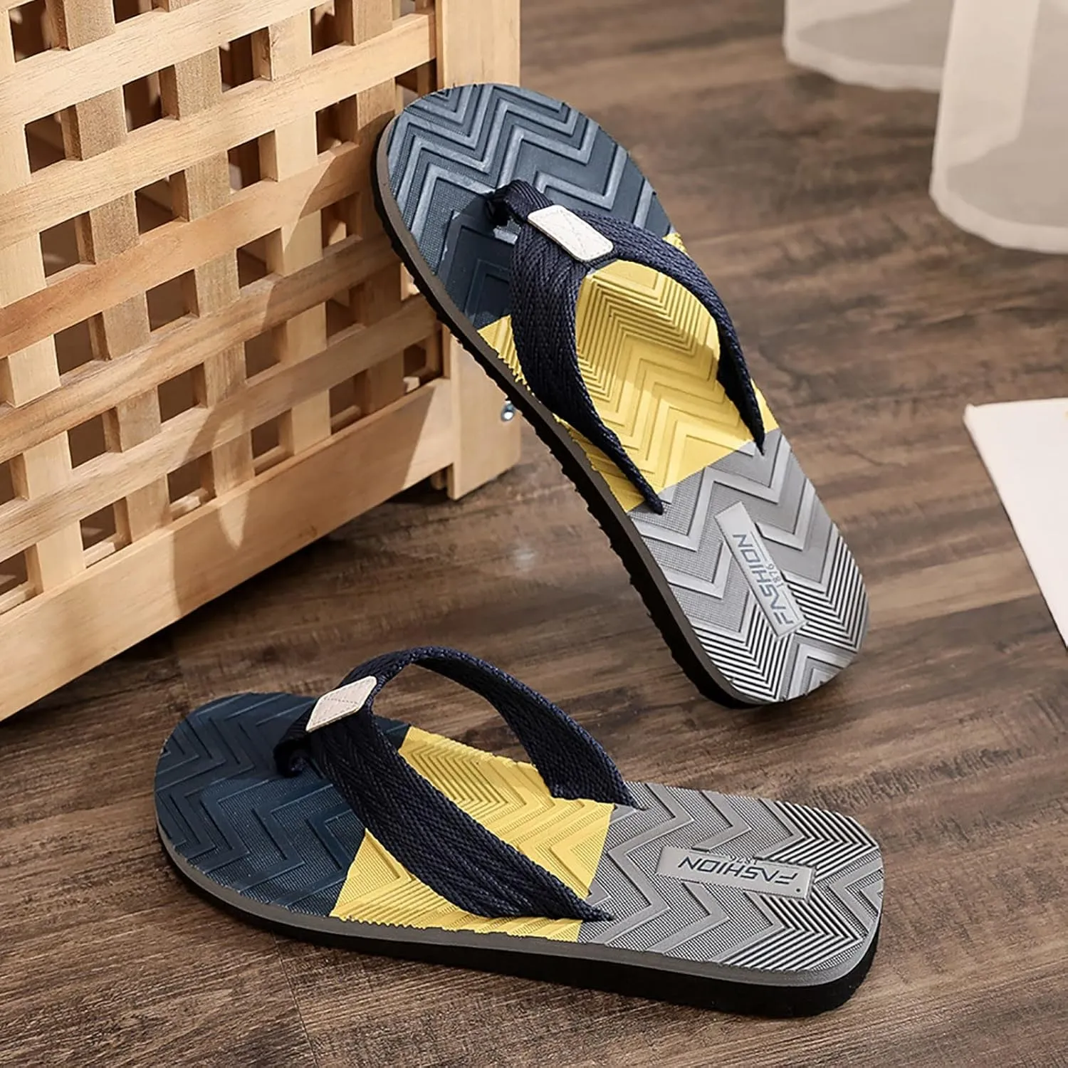Men Classical Comfortable Flip Flop Fashion Sandals Slide Sandals Beach Slippers Skate Flip Flip Flops for Men Go Walk