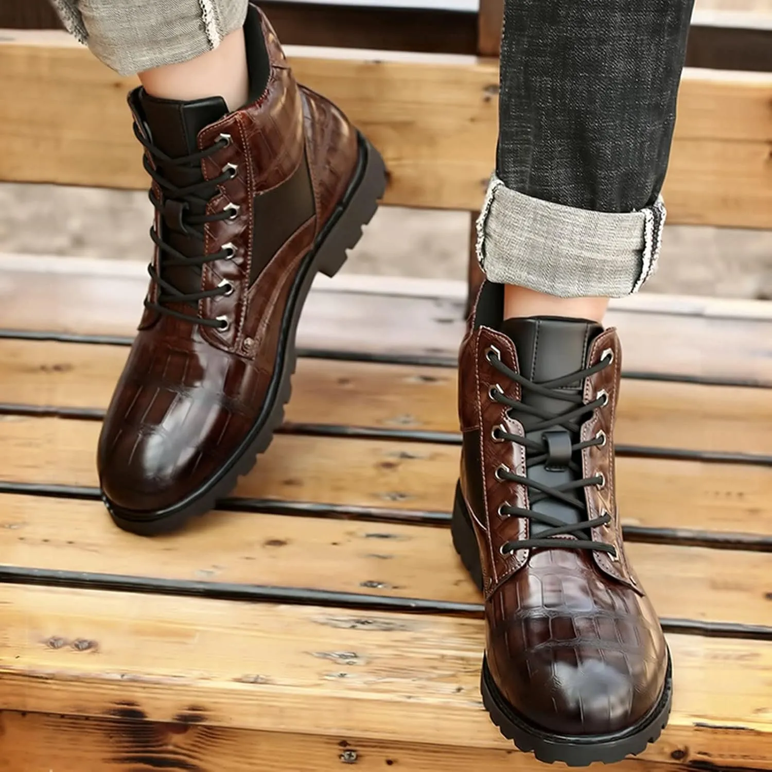 Men Formal Shoes Brown Mens Shoes Classic Business Leather Shoes Fashion Retro Casual Comfortable Lace Up Leather Shoes Business Casual Shoes Men Black Soles