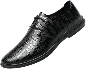 Men Formal Shoes, Leather Business Casual Shoes Men Dress Office Luxury Shoes Male Breathable Oxfords