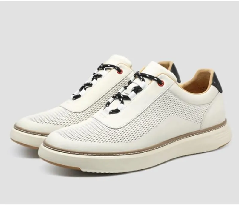 Men Oxford Superior Flexural Leather Fashion Dress Shoes Comfy Non Slip Casual Breathable Sneakers