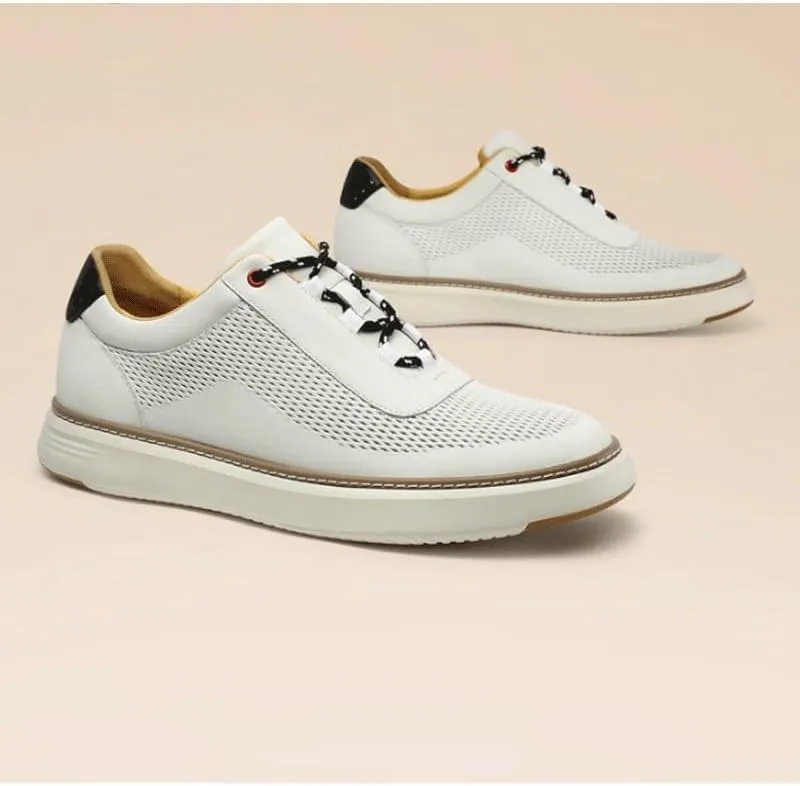 Men Oxford Superior Flexural Leather Fashion Dress Shoes Comfy Non Slip Casual Breathable Sneakers